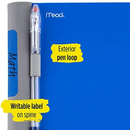 Five Star Advance Spiral Notebook, 1 Subject, College Ruled Paper, 100 Sheets, 11" x 8-1/2", Blue (72886) - color: Blue
