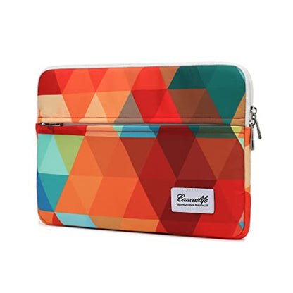 Canvaslifee Rainbow Peacock Patten Laptop Sleeve 14 inch 14.0 inch Laptop case Bag - color: Rainbow, size: 14 inch / 14.0 inch