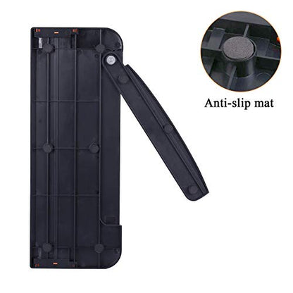 ArtAt A4 Paper Cutter 12 inch Black Paper Trimmer with Sliding Safety Blade | Precision cutting with side ruler for scrapbooks, cardstock, DIY craft, photos, coupon, labels, classroom craft projects