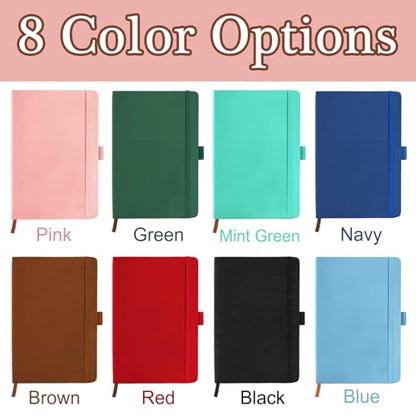 STREADVE Personalized Journal Notebook with Initials Name Custom Journaling Notebook for Men Women Customized College Ruled Notebooks Lined Journals Gift for Work School Business Church Graduation - color: Initials-Engraved