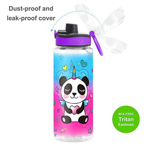 Cute Water Bottle for School Kids Girls, BPA FREE Tritan & Leak Proof & Easy Clean & Carry Handle, 23oz/ 680ml (Koala) - color: Koala