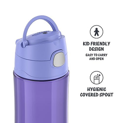 THERMOS FUNTAINER 16 Ounce Plastic Hydration Bottle with Spout, Lavender - color: Lavender