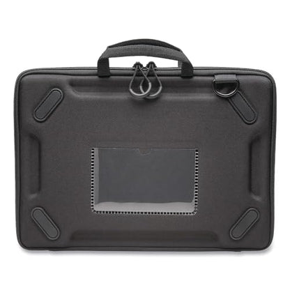 Kensington LS520 Stay-On Laptop Case for 11.6" Chromebooks & Laptops, Clamshell, Shoulder Strap, Water-Resistant (K60854WW), Grey - size: 12" Hard