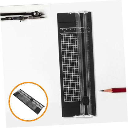 KALLORY Paper Cutting Tool Portable Paper Trimmer for Scrapbooking Accurate Invisible Cutter for Photos and Crafting Design for Home and Classroom Use