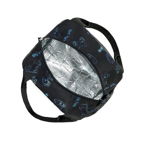 CAMTOP Boys Lunch Box Kids Insulated Lunch Bag Kids Cute Lunchbox for Boys Loncheras Para Niños - color: Gaming Controller