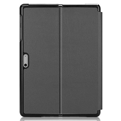 Surface Go 2 2020 Case, Gylint Slim Fit Leather Smart Case Cover with Pencel Holder for Microsoft Surface Go 2 2020 / Surface Go 2018 Gray - color: Gray