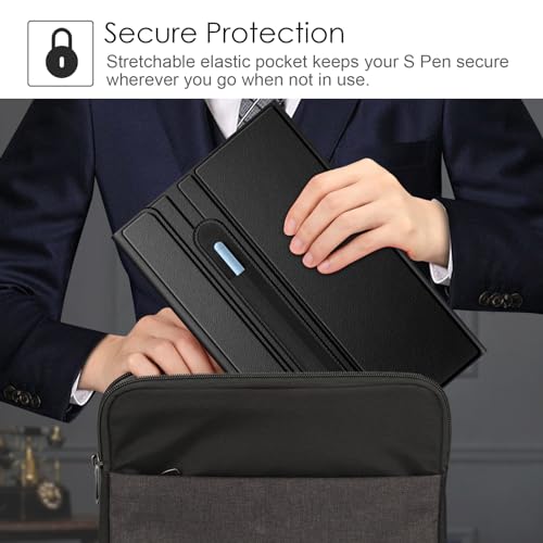 FINTIE Keyboard Case for Samsung Galaxy Tab S6 Lite 10.4 Inch 2024/2022/2020, Slim Stand Cover with Secure S Pen Holder Detachable Wireless Bluetooth Keyboard, Black