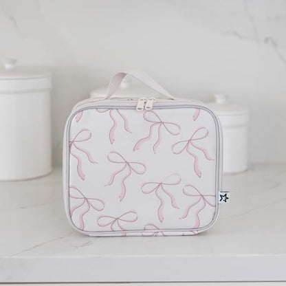 Tiny Twinkle Insulated Lunch Box for Girls and Boys | Durable and Reusable for School & Travel | Ages 3 and Up | Waterproof and Easy to Clean | PFAs and BPA Free（Bows） - color: Bows