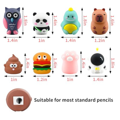 8 PCS Pencil Sharpener for Kids, Pencil Sharpener Manual, Cartoon Handheld Little Pencil Sharpeners, Kawaii Stationary Gifts, Small Favors Gifts for Office Supplies (Style 1) - style: Style 1