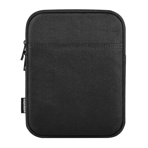 Dadanism 8-9 Inch Tablet Sleeve Case for iPad mini 7th/6th 8.3" 2024/2021, iPad mini 5/4/3/2/1 7.9", Galaxy Tab A7 Lite/A9 8.7", Remarkable Paper Pro Move 7.3" 2025, Tab M8 8", Tab M9 9", Black - color: Black, size: 8-9 inch