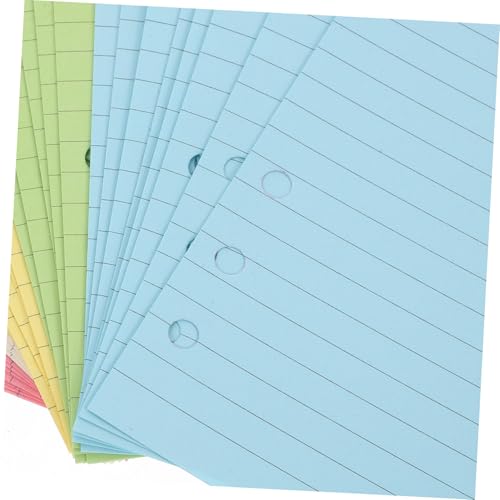 NUOBESTY 2sets Loose Leaf Paper College Ruled Notebook Refills Filler Paper for Study Planner
