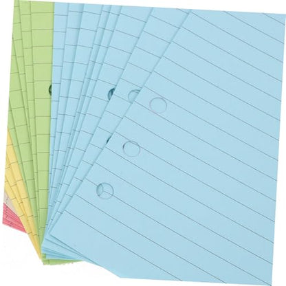 NUOBESTY 2sets Loose Leaf Paper College Ruled Notebook Refills Filler Paper for Study Planner
