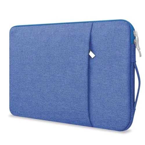 Laptop Sleeve Case for MacBook Air 13.6" & MacBook Pro 13.3" with Handle | WaterProof, with Accessory Pocket, Scratch-resistant,Soft Velvet Lining, Canvas Surface, for Travel, Home, Office(Aqua) - color: Aqua