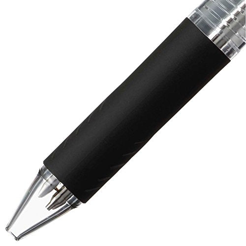 Uni Jetstream Multi Pen 3and1, 0.7mm Ballpoint Pen (Black, Red, Blue) and 0.5mm Mechanical Pencil, Clear Body (MSXE460007.T) - style: Clear Body
