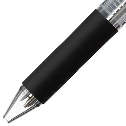 Uni Jetstream Multi Pen 3and1, 0.7mm Ballpoint Pen (Black, Red, Blue) and 0.5mm Mechanical Pencil, Clear Body (MSXE460007.T) - style: Clear Body