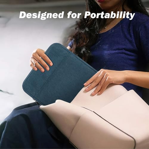 Dadanism 9-11 Inch Tablet Sleeve Bag Carrying Case for iPad (A16) 11th Gen 11", iPad 10th Gen 10.9" Air 5/4, iPad Air/Pro 11", iPad 9/8/7th 10.2", Galaxy Tab A11+ Plus 11"/S9 FE, Tab M11 11", Indigo - color: Indigo, size: 9-11 inch