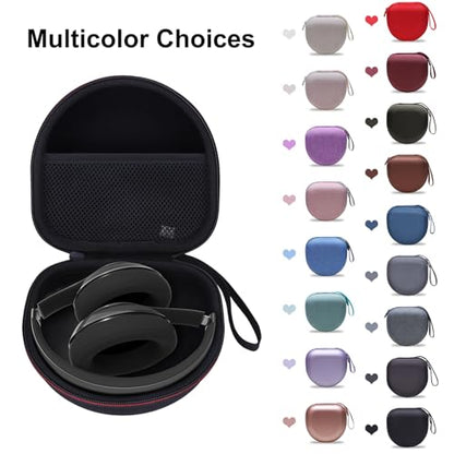 Headphone Case Compatible with BERIBES/TOZO/KVIDIO/Beats/Soundcore Anker/JBL Noise Cancelling Over-Ear Headphones, Wine Red - color: 13.Wine Red