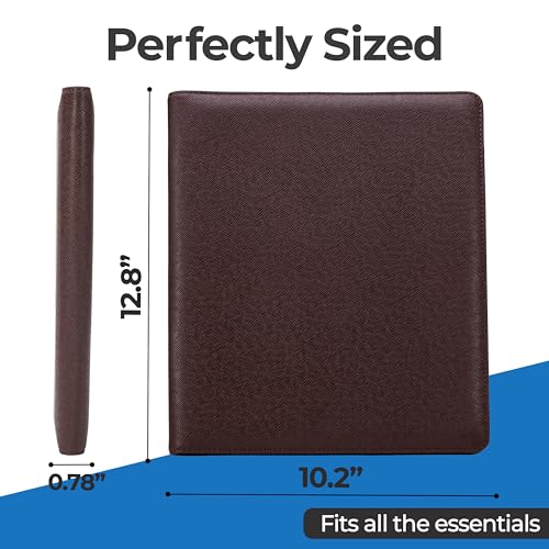 Case-it Business Padfolio | Letter Size | PAD-14 Brown | Premier, Letter Size Writing Pad, School & Office - color: Pad-14-brown, size: 1 Pack