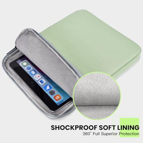 Tablet Sleeve for 11" Samsung Galaxy Tab A9+ Plus /S9 FE 10.9, Fire HD 10", iPad Air 11 M3 M4/ Pro 11 M5 M4/ 10th, Protective Case Bag Pouch, Green - color: Green, size: 9-11 Inch
