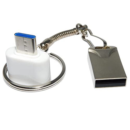 Super Mini USB Flash Drives Memory Sticks Pendrives Jumpdrive Thumb Drive with Waterproof Dustproof Shockproof (Silver 4GB) - color: Silver 4GB