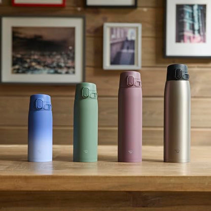 Zojirushi SM-VH48-AZ GoCafe Insulated Stainless Steel Mug, 16-Ounce (.48 liter), PFAS-free & BPA-free - color: Blue Ai, size: 16 Ounces