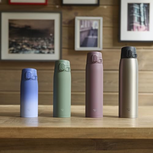 Zojirushi SM-VH72-AZ GoCafe Insulated Stainless Steel Mug, 24-Ounce (.72 liter), PFAS-free & BPA-free - color: Blue Ai, size: 24 Ounces