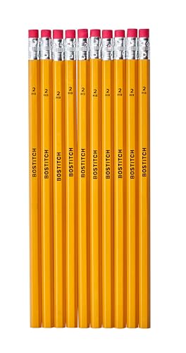 Bostitch Premium #2 Pencils, Premium Wood, Unsharpened, HB Graphite, 30-Count - size: 1 Count (Pack of 30)