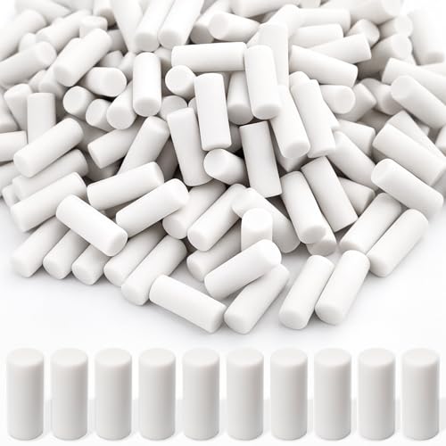 100-Pack Mechanical Pencil Eraser Refills - Erasers Refill White Available for Most Mechanical Pencil - Easy to Clean Without Scratching Paper