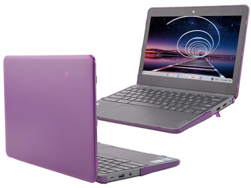 mCover Hard Case ONLY Compatible for 2024~2025 11.6" Lenovo 100E Chromebook Gen 4 (with Intel CPU and Model# 83G*) Laptop Computer (NOT Fitting Any Other Lenovo Models) - Purple - color: Purple