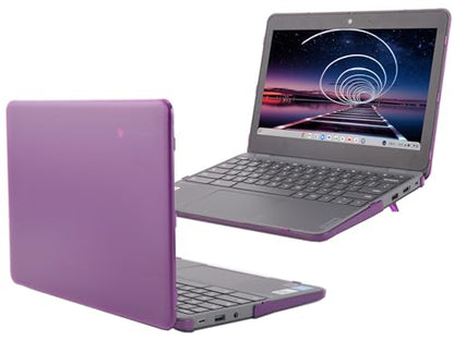 mCover Hard Case ONLY Compatible for 2024~2025 11.6" Lenovo 100E Chromebook Gen 4 (with Intel CPU and Model# 83G*) Laptop Computer (NOT Fitting Any Other Lenovo Models) - Purple - color: Purple