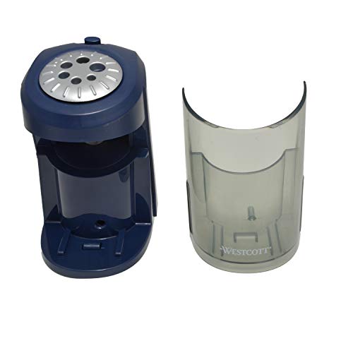 Westcott Heavy Duty School/Classroom Pro Electric Pencil Sharpener, Blue