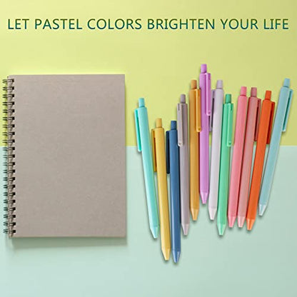 WY WENYUAN Cute Fine Point Smooth Writing Pen - Personalized Ballpoint Bulk, Flair Colorful, Black Ink 1.0 mm Journaling, Glitter Office Supplies for Women & Men, Note Taking - color: 12 pack colorful pens