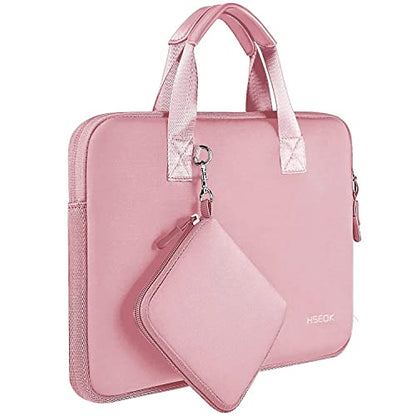 Hseok Elastic Laptop Case 13.3-14 Inches Sleeve with Small Case, Neoprene Carrying Bag Compatible with MacBook Neo 14, MacBook Pro 14 M5/M4/M3/M2/M1, XPS 14 and Most 13.3-14 Notebooks,P02K01 - color: P02k01, size: 13.3"-14"