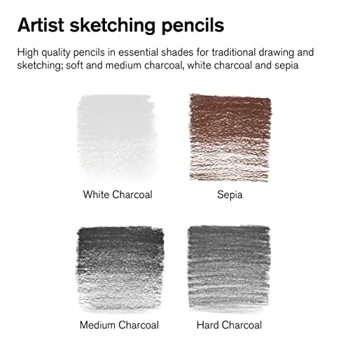 Winsor & Newton Studio Collection 아티스트 연필, 스케치 연필, 5개 세트 - style: 스케치 연필 5개