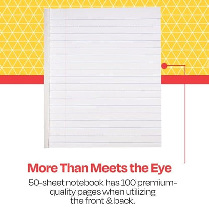 School Smart - 85298 Skip-A-Line Composition Book - Grade 1 - 9 3/4 x 7 3/4 - Green - 50 Sheets - 100 Pages - size: 50 Sheets/100 Pages - Grade 1
