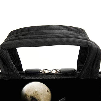 AMARY 13" 13.3" laptop sleeve chromebook case adjustable shoulder strap with handle accessory pocket (Cat) - color: Cat