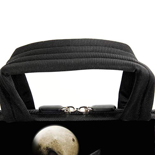 AMARY 13" 13.3" laptop sleeve chromebook case adjustable shoulder strap with handle accessory pocket (Cat) - color: Cat