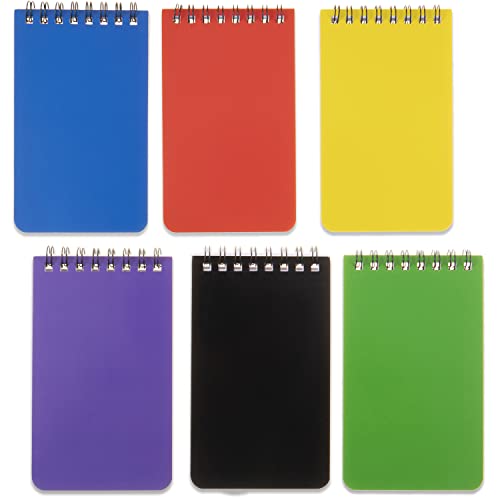 QiCheng 6pacs Pocket Notebook Mini Notepad Small Spiral Notebooks 3X5Inch | functionality PortabilityPortability convenience - size: 6