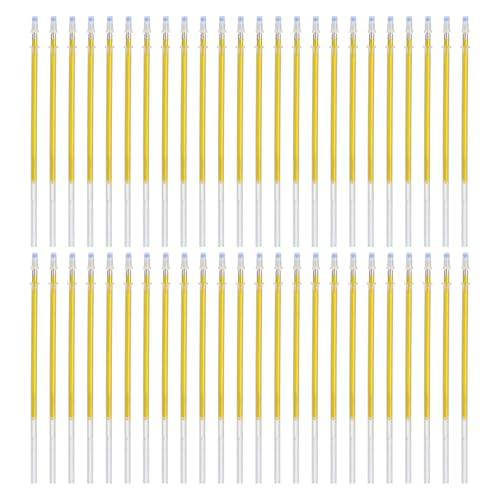 PATIKIL 0.8mm Gel Pens Refills, 48 Pack Gel Pens Metallic Ink Medium Point Colored Refill Set for Adults Coloring Books Journaling Scrapbooking Art Drawing, Gold - color: Gold