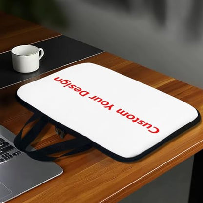 HUGS IDEA Laptop Sleeve Carrying Case for Women Computer Cover with Handle Notebook Messenger - color: Custom Laptop Bag, size: 17inch