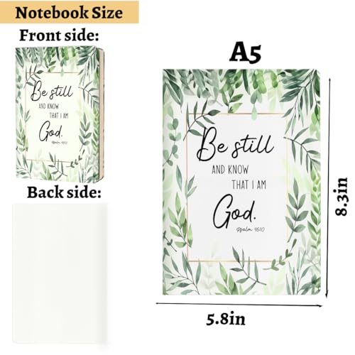Encouraging Bible Verse Gifts for Women College Ruled Notebook Christian Hard Shell Journal Notebook, Inspirational Hardcover Notebooks Journals for Writing Planner Note 200 Sheets (5.8 x 8.3)-2 - color: Multi 1157