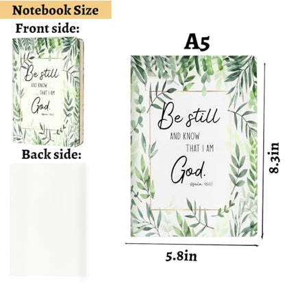 Encouraging Bible Verse Gifts for Women College Ruled Notebook Christian Hard Shell Journal Notebook, Inspirational Hardcover Notebooks Journals for Writing Planner Note 200 Sheets (5.8 x 8.3)-2 - color: Multi 1157