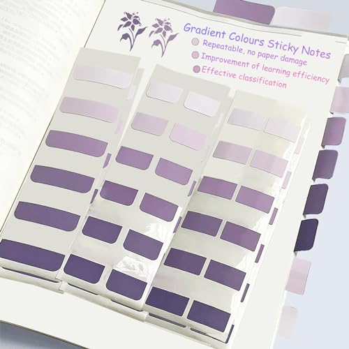 Potanro Book Tabs240 PCS Annotation Tabs 1"x1.8" Large Book Sticky Tabs Repositionable Page Tabs Flags Page Colorful Index Tabs for Annotating Books and File Classification(Large) - size: Large