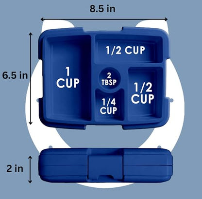 FOCO NFL Unisex-Adult Officially Licensed 2-Tone Big Logo Team Color Football Leak Proof 5 Compartment Bento Lunch Box - Indianapolis Colts - color: Indianapolis Colts