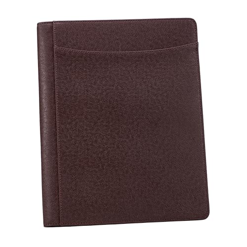 Case-it Business Padfolio | Letter Size | PAD-24 Brown | Strategist, Letter Size Writing Pad, Detailed Stitched Cover, School & Office - color: Pad-24-brown, size: 1 Pack