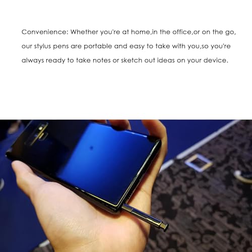Galaxy Note 9 S Pen Replacement for Samsung Galaxy Note 9 Pen,Galaxy Note 9 Stylus Pen Replacement for Samsung Galaxy Note 9,Without Bluetooth(Black) - color: Black