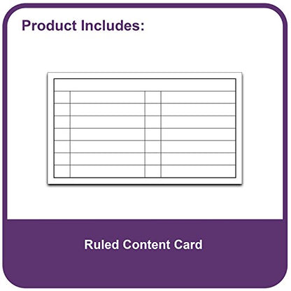 C-Line 13-Pocket Expanding File, Coupon Size, Includes Tabs, 1 File, Color May Vary (58410)