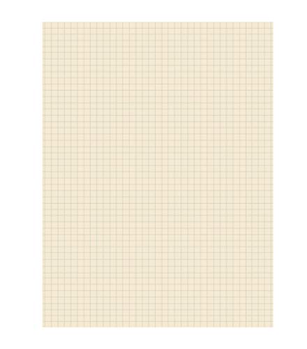 Pacon Ruled Cross Section Drawing Paper, 9"X12", Manila, 500 Sheets