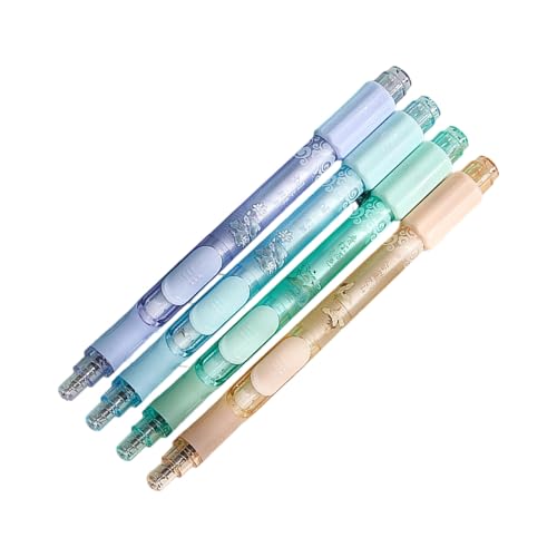 4 Pcs Quick Drying Gel Inks Pen Smooth Writing Tool Retractable Back to School Supplies for Students Inks - color: A