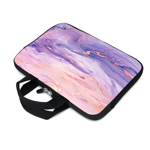 Laptop Sleeve Case 11.6" 12.1 Inch Neoprene Laptop Sleeve/Notebook Computer Case/Chromebook Case/Carrying Bag (Pink Purple) - color: Pink Purple